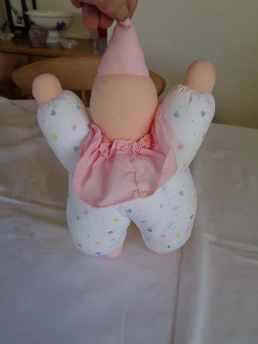Pink/White Soft Baby Clown for Sale - Image 2