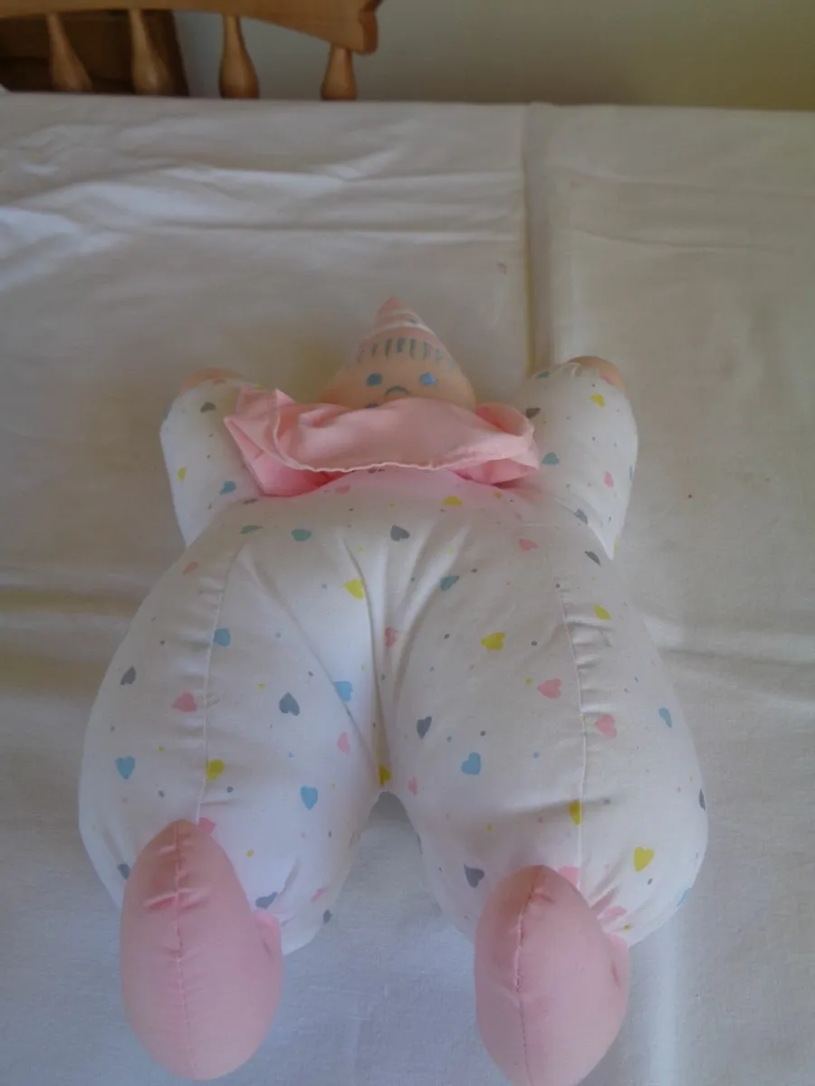 Pink/White Soft Baby Clown for Sale - Image 3