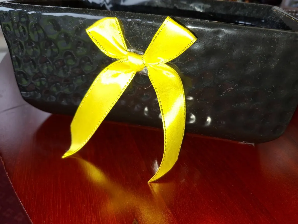 Black Ceramic Planter/Holder - Image 1