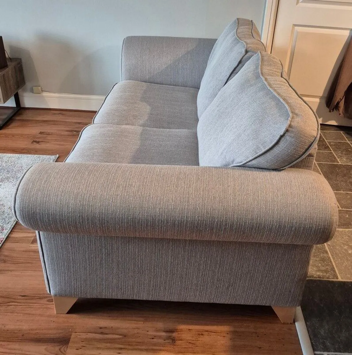3 Seater Sofa Ash Grey - Image 4