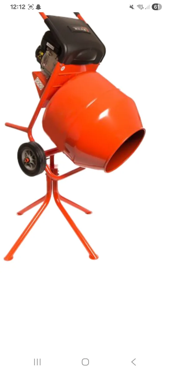 Petrol cement mixer - Image 1
