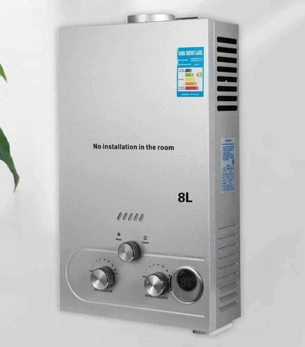 Tankless 8L Propane Gas Water Heater Campervan - Image 4