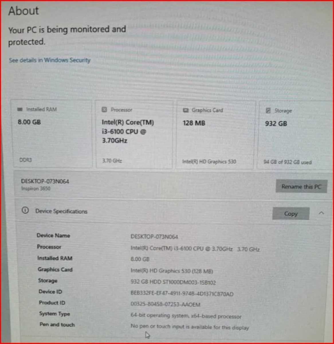 computer desktop-Dell - Image 3