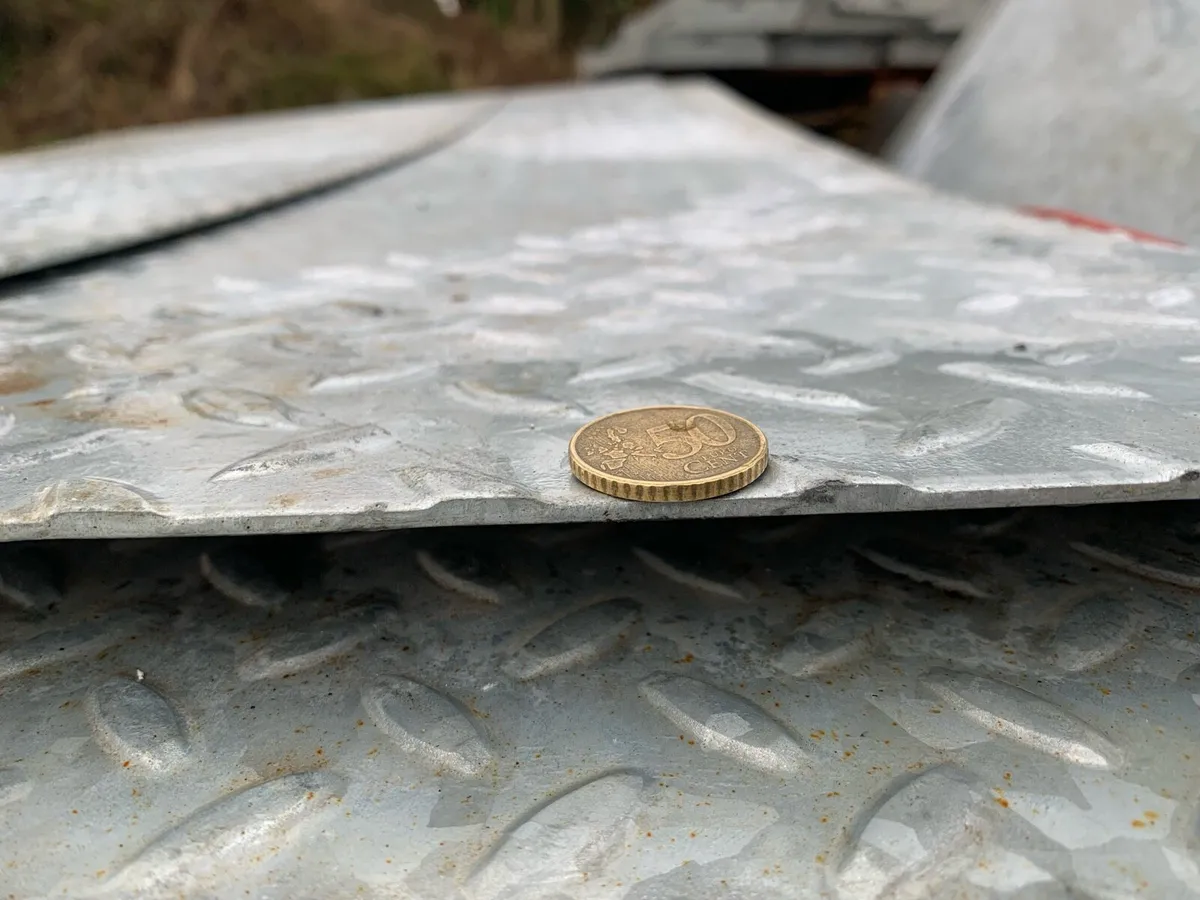 Galvanised chequered plate - Image 3
