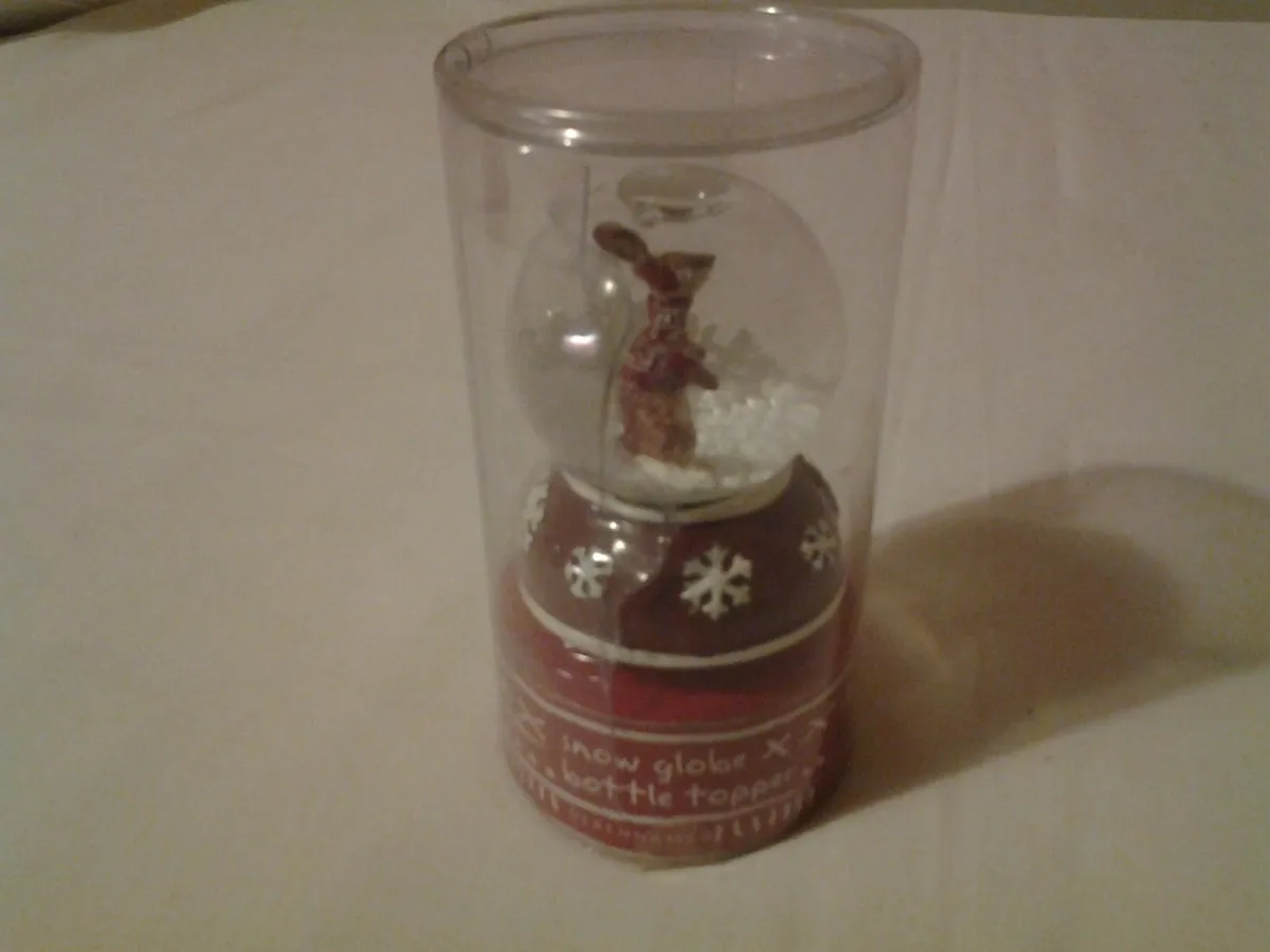 Snow Globe Bottle Topper for Sale - Image 1