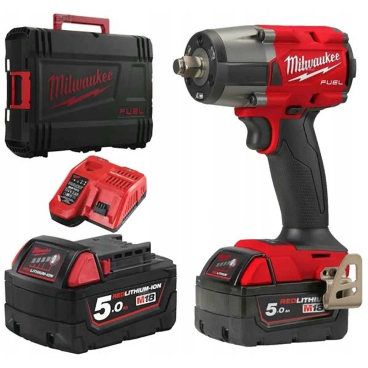 Milwaukee Fuel Mid-Torque 1/2" Impact Wrench Kit