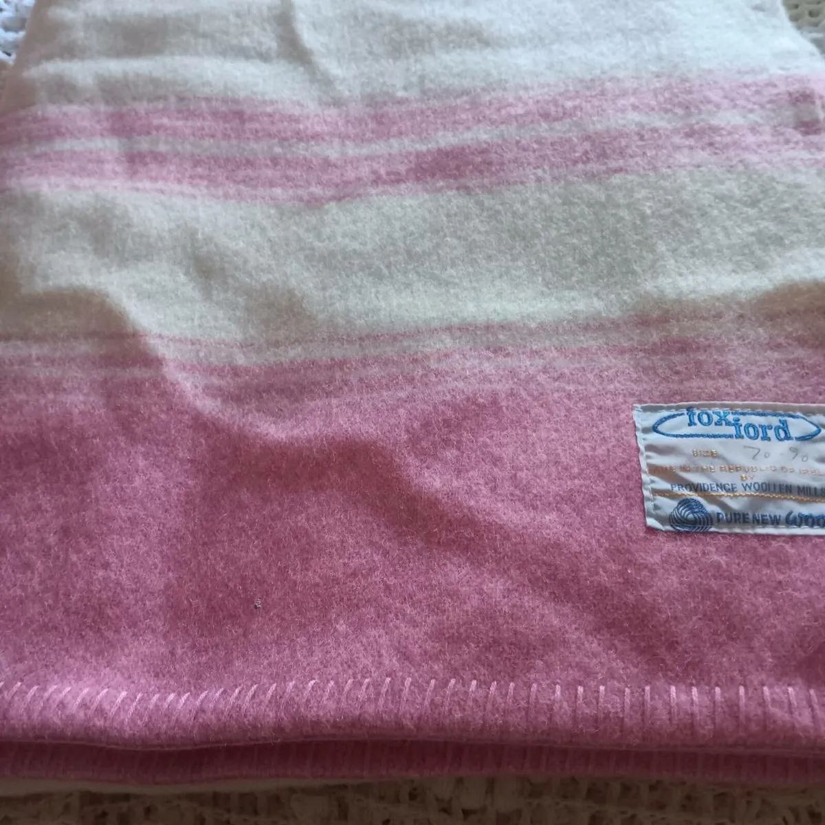 Vintage foxford blanket - Image 2