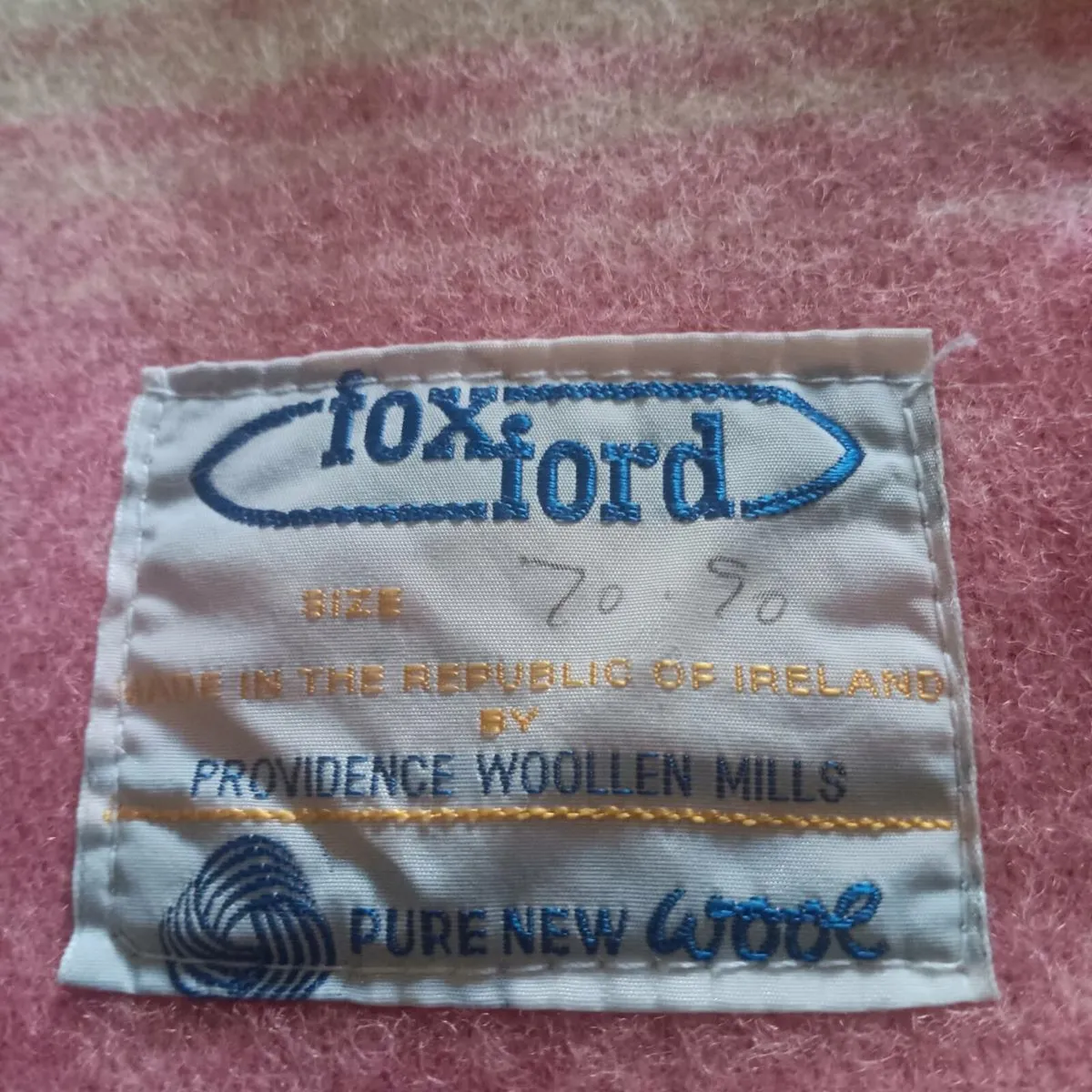 Vintage foxford blanket - Image 3