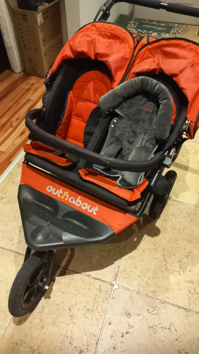 Out n about double buggy