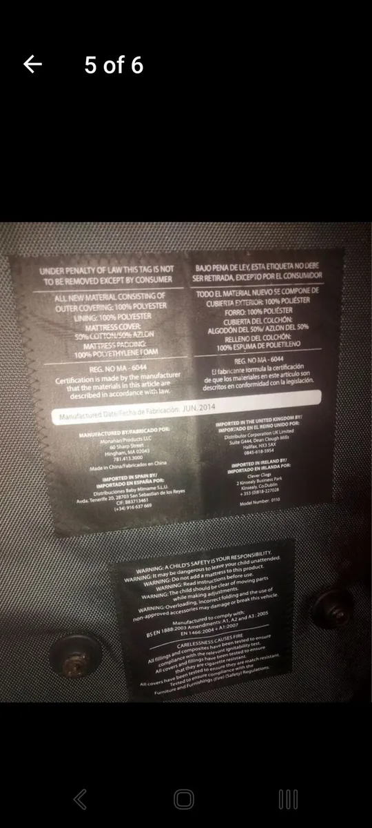 Uppababy vista 2014 bassinet - Image 4