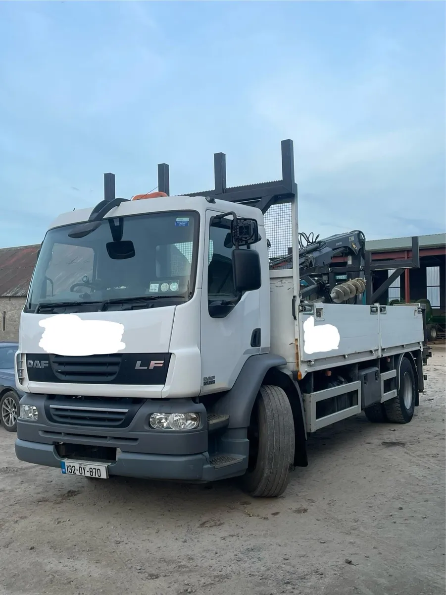 2013 (132) Daf LF 55 220 Crane Truck Hiab - Image 3