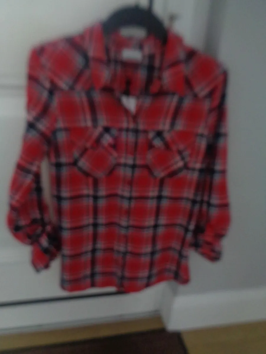 Noisy May Womans Check Shirt for Sale - Image 2