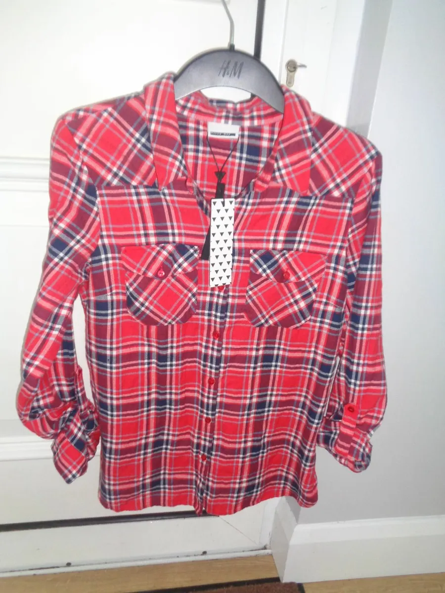Noisy May Womans Check Shirt for Sale - Image 1