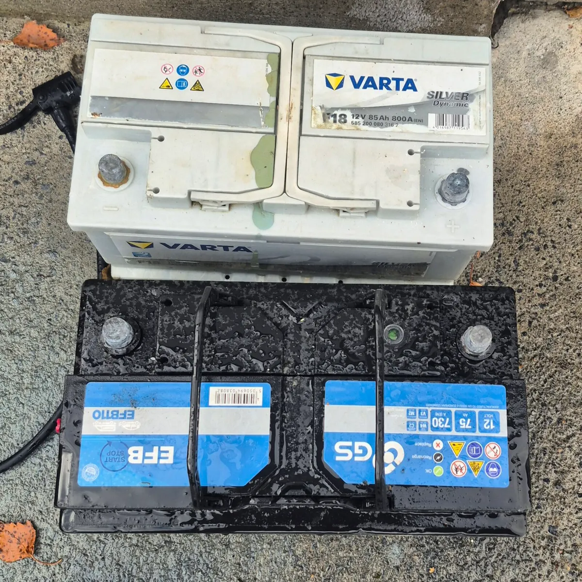 2 DIESEL CAR BATTERIES HASN'T BEEN TESTED NOT SURE - Image 2