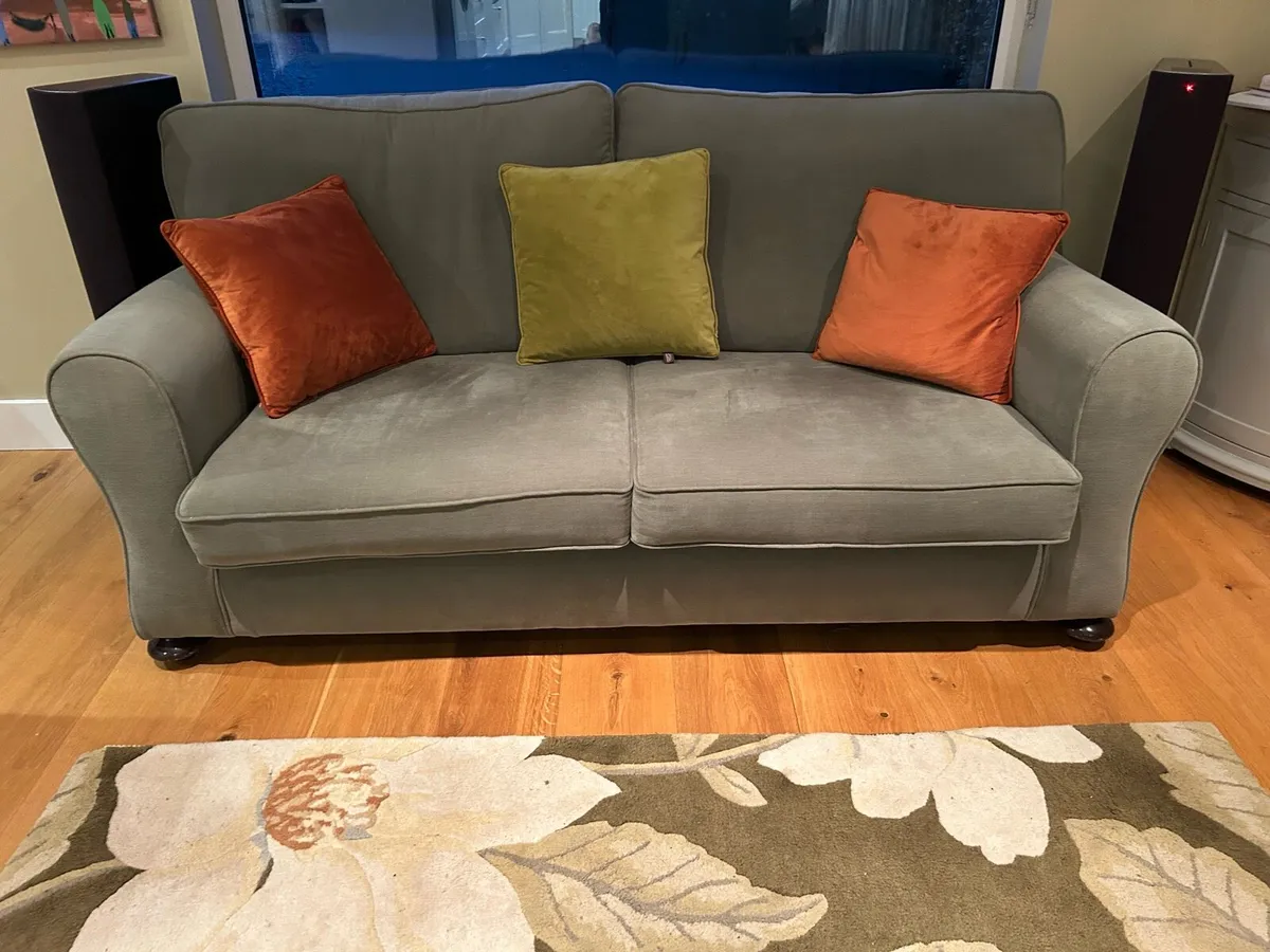 Solid 2 Seater Sofa - Image 1