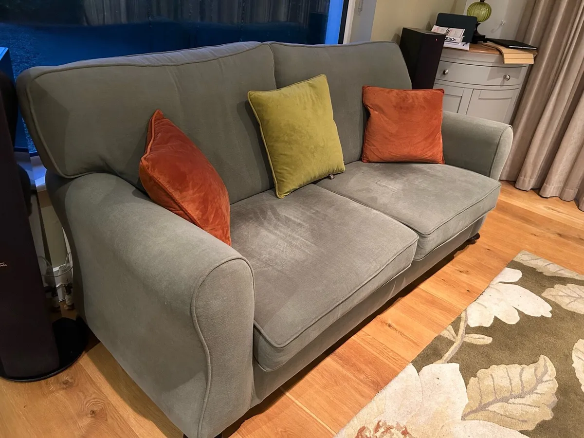 Solid 2 Seater Sofa - Image 2