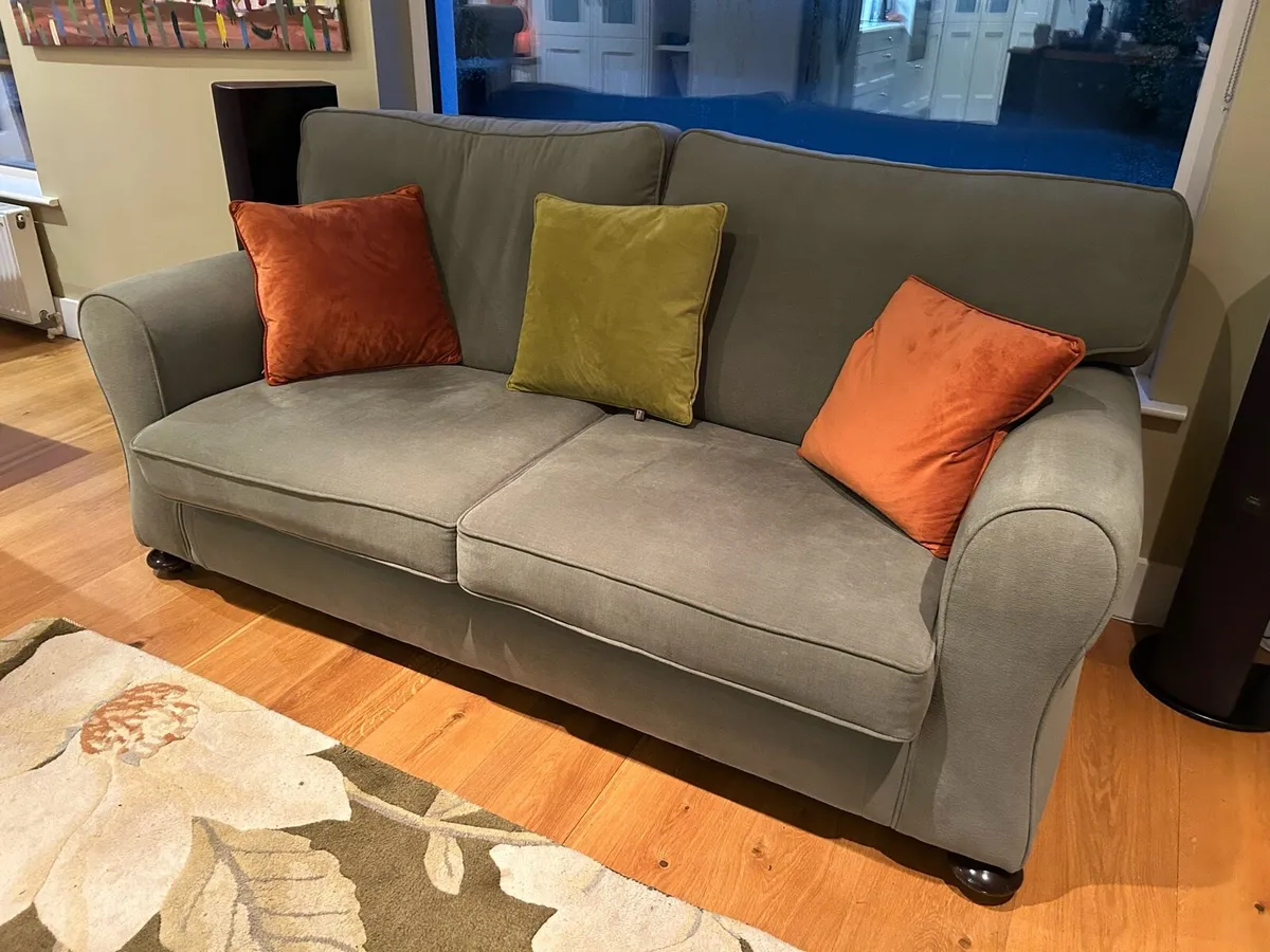 Solid 2 Seater Sofa - Image 3