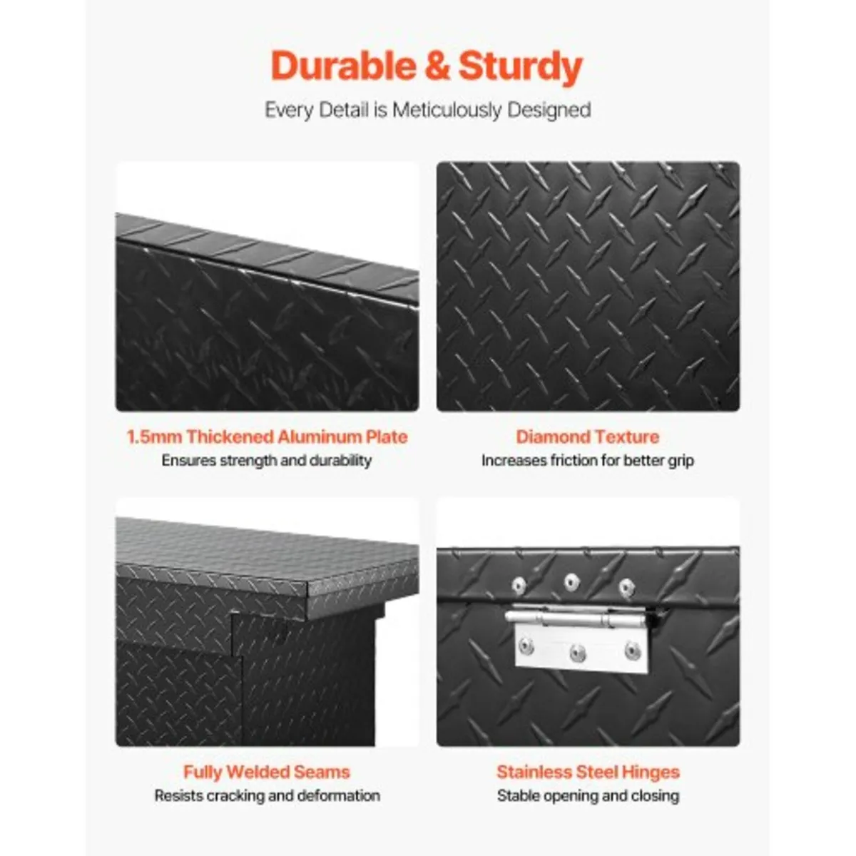 Crossover Truck Tool Box, 69x12x14 In, Heavy Duty - Image 3