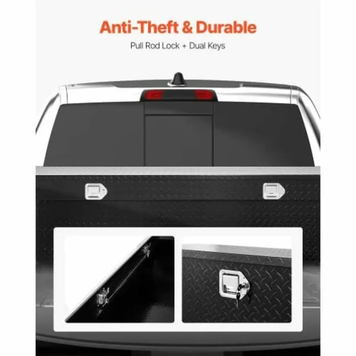 Crossover Truck Tool Box, 69x12x14 In, Heavy Duty - Image 4