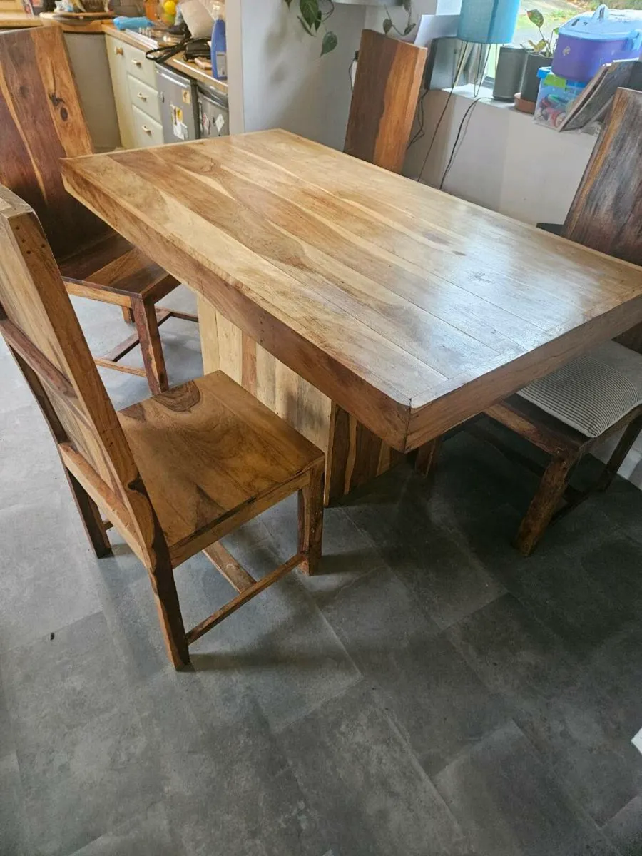 Solid Wooden kitchen table - Image 1