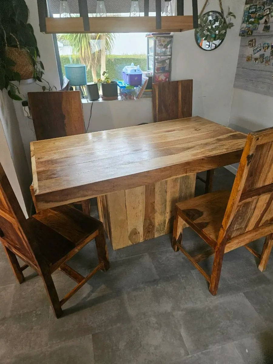 Solid Wooden kitchen table - Image 2