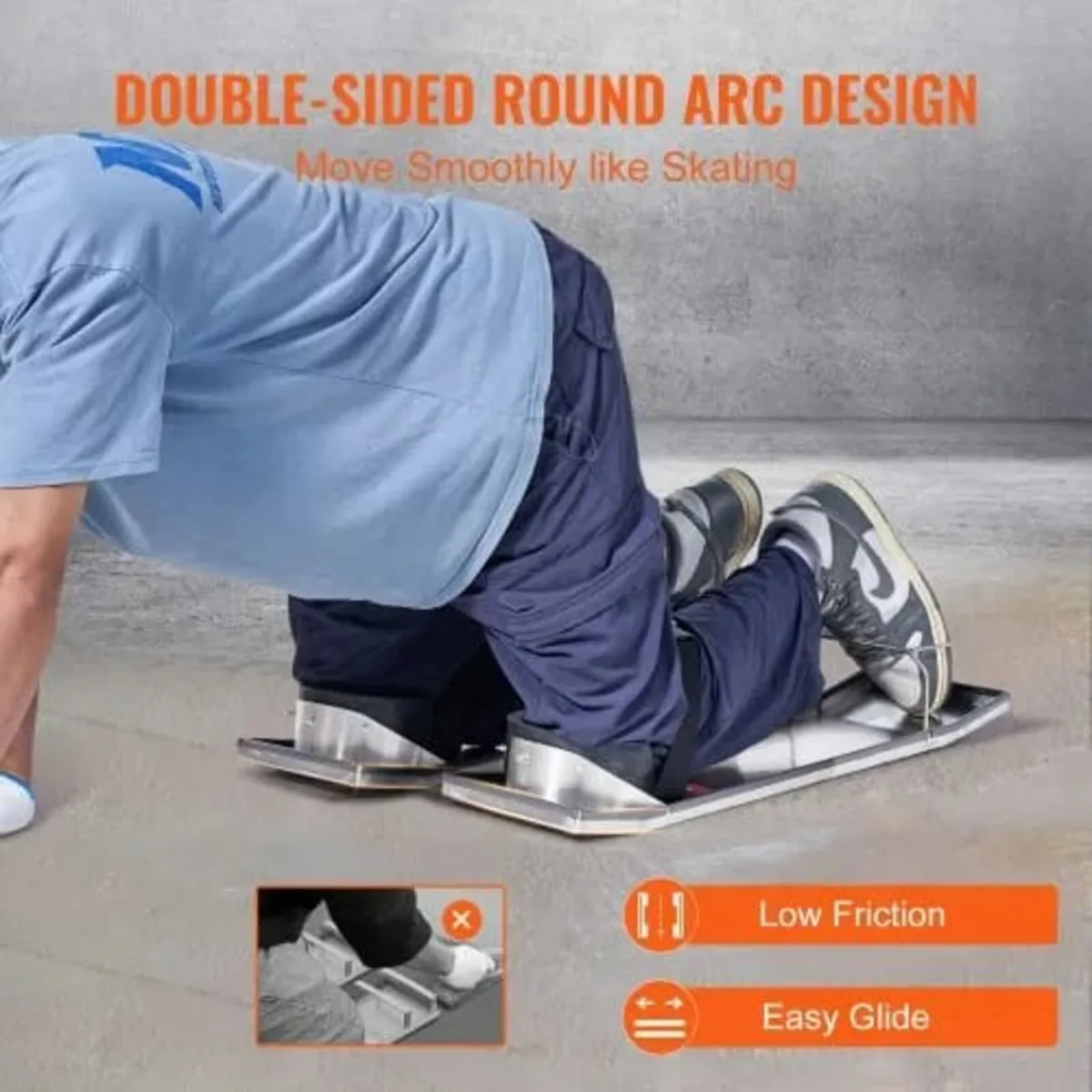 Concrete Knee Boards Stainless Steel, 28'' x 8'' C - Image 4