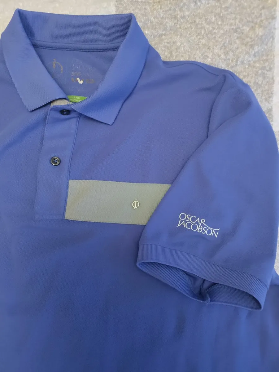 Oscar Jacobson WPS Polo shirt L - Image 4