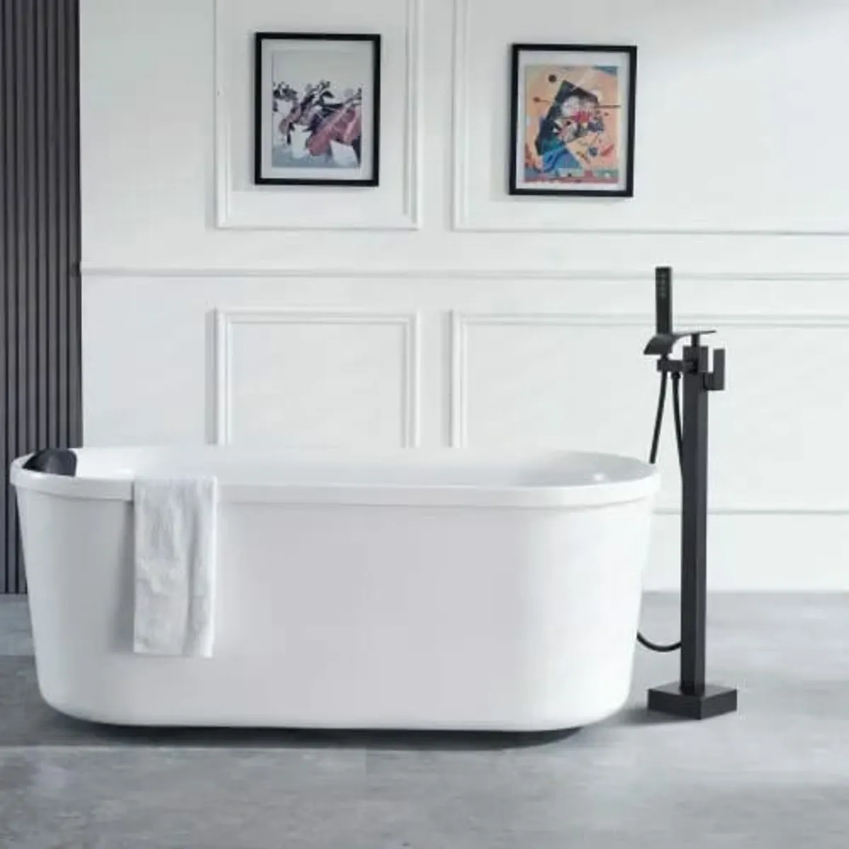 Floor Mount, Freestanding Tub Filler, Shower Mixer - Image 4