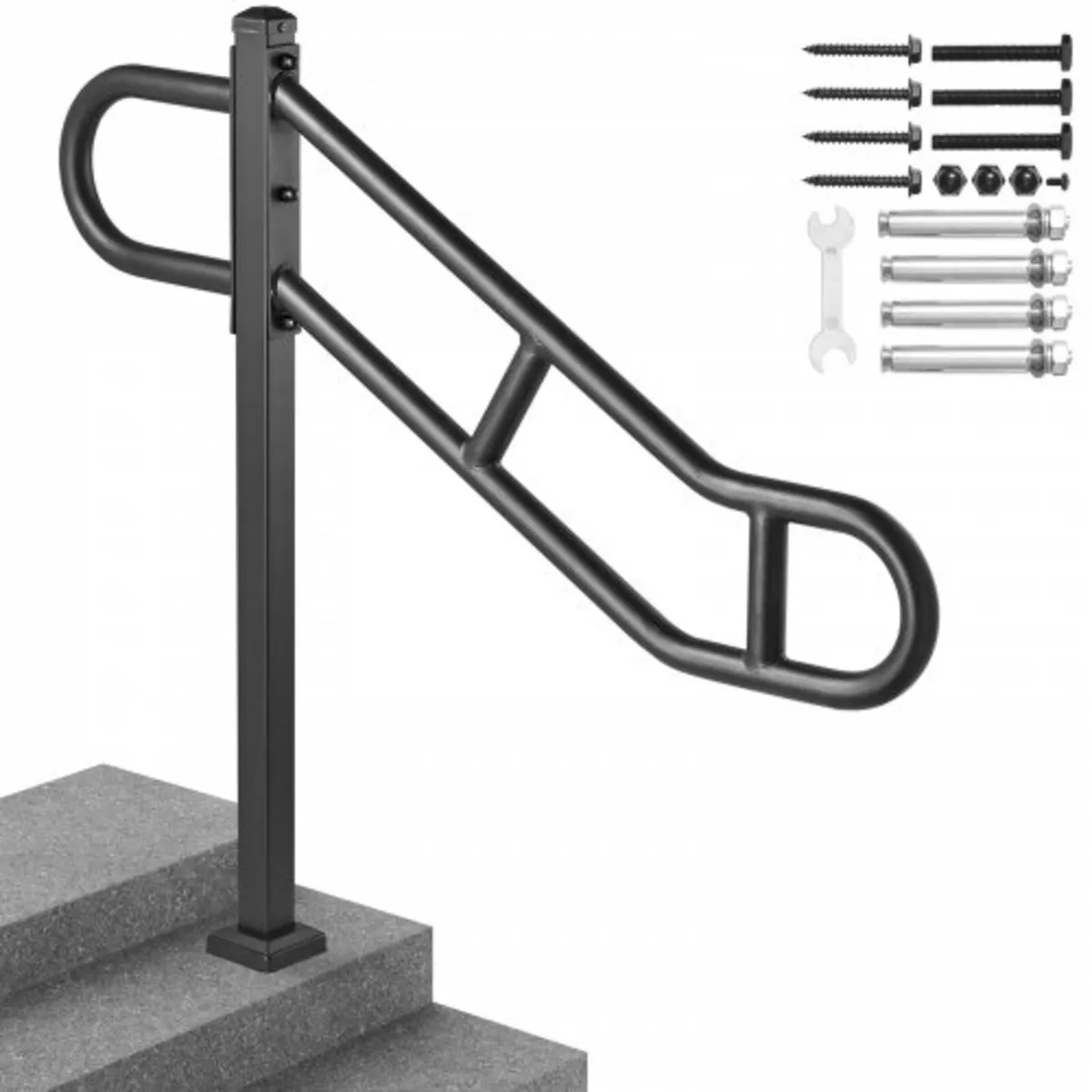 Single Post Handrail for Outdoor 1-3 Step 102.9 cm - Image 1