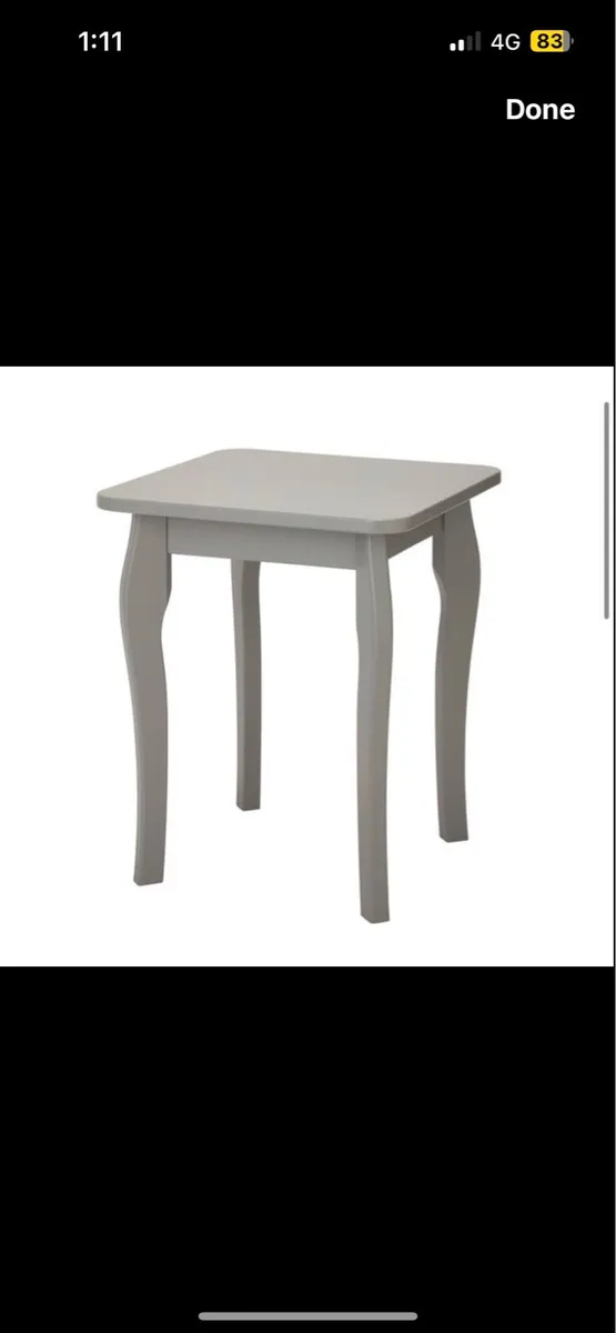 dressing table. Stool - Image 1