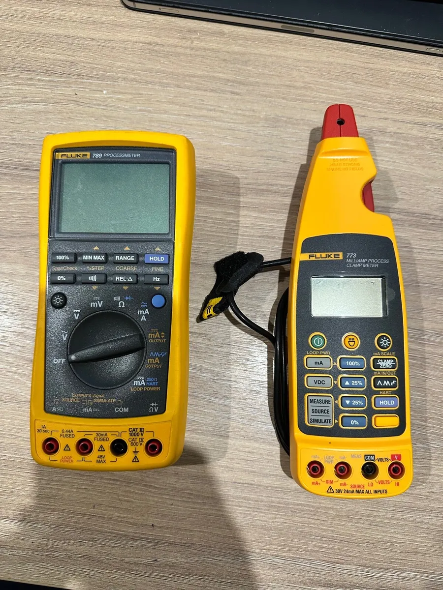 Fluke 789 Process meter & Fluke 773 Milliamp clamp - Image 1