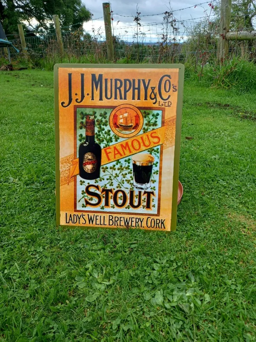 J.J Murphy & Co Tin Sign