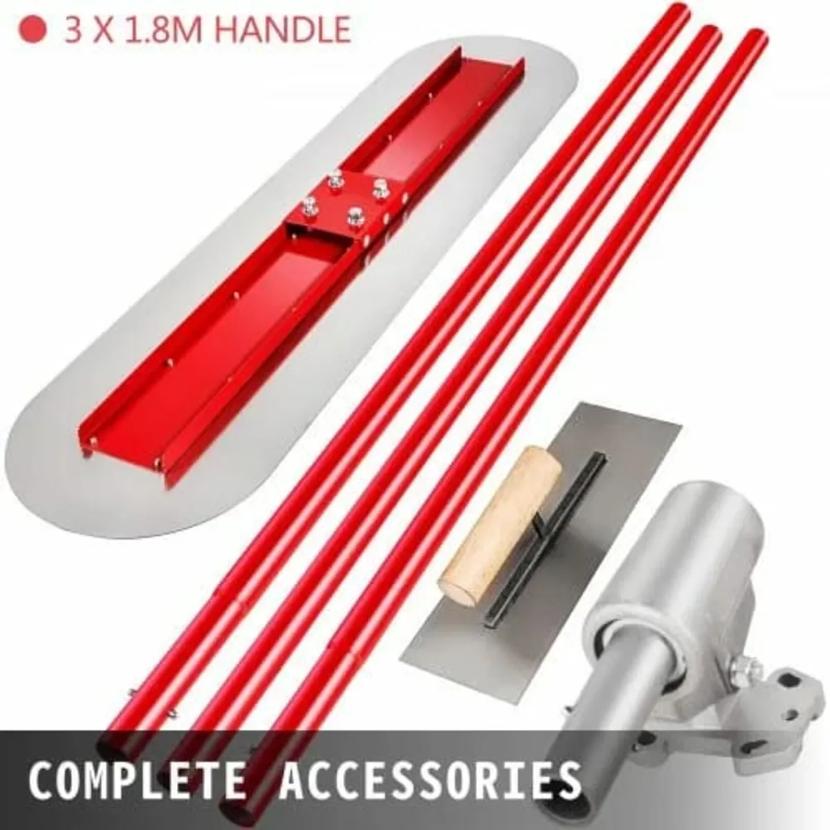 Bull Float Manganese Steel Concrete Float 1200x300 - Image 3