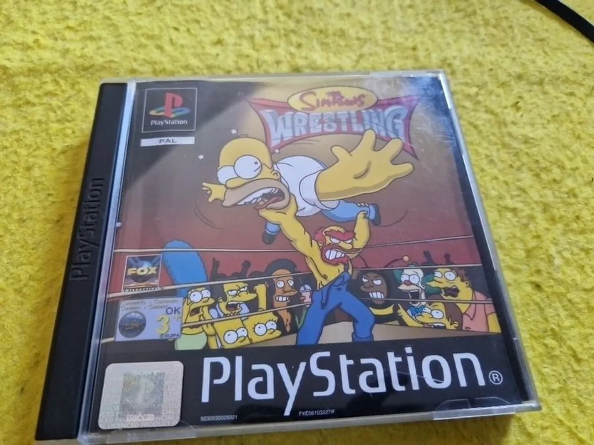 The Simpsons Wrestling PlayStation1 Ps1 PlayStation2 Ps2 Games Original - Image 2
