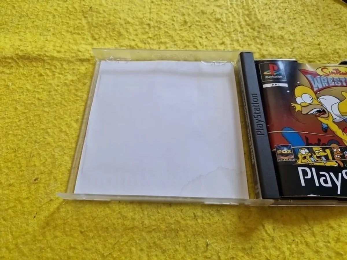 The Simpsons Wrestling PlayStation1 Ps1 PlayStation2 Ps2 Games Original - Image 3
