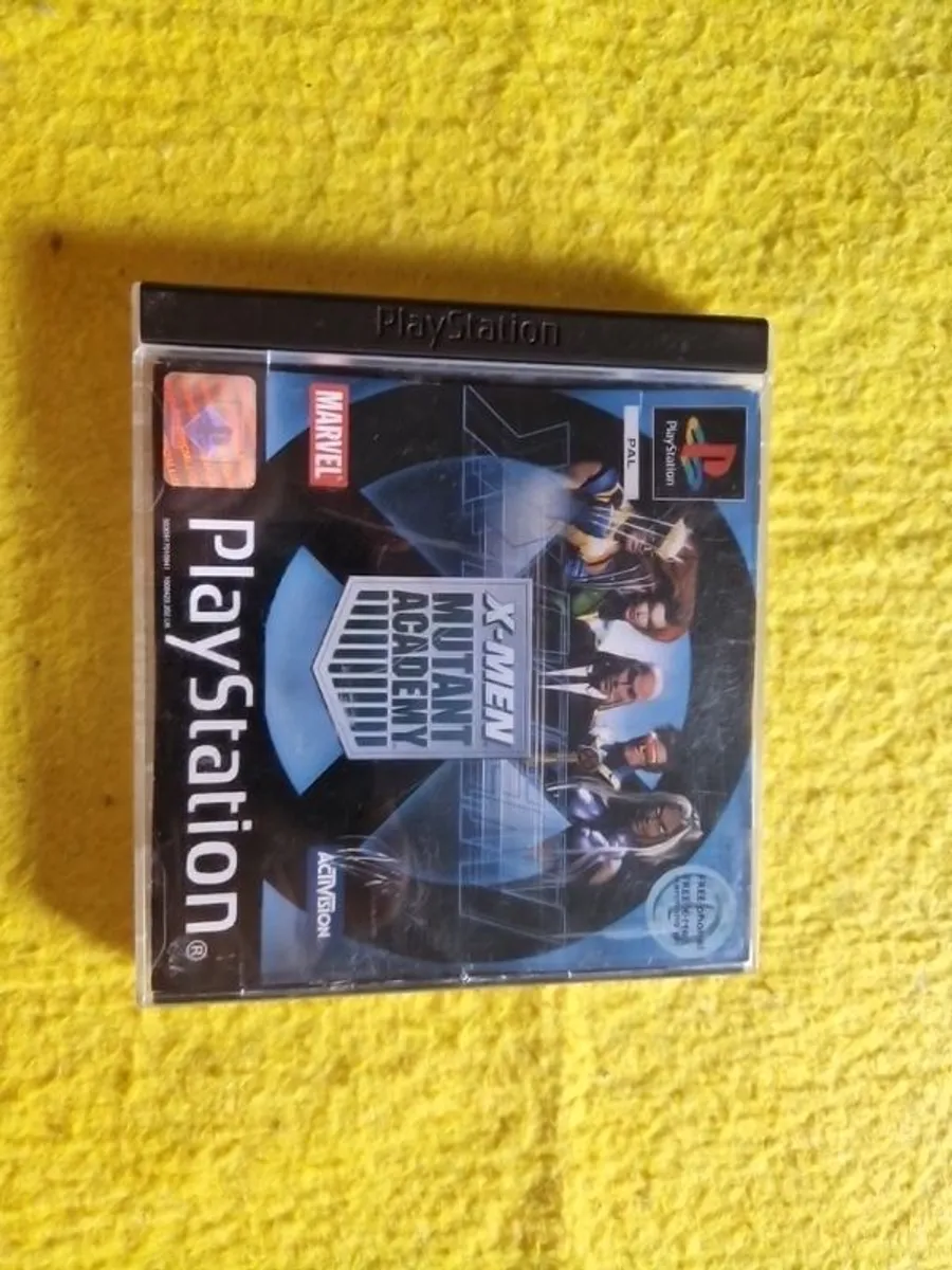 X Men Mutant Academy PlayStation1 Ps1 PlayStation2 Ps2 games Original - Image 2