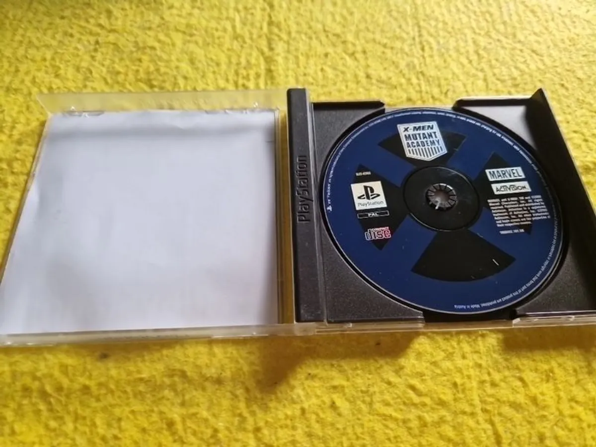 X Men Mutant Academy PlayStation1 Ps1 PlayStation2 Ps2 games Original - Image 3