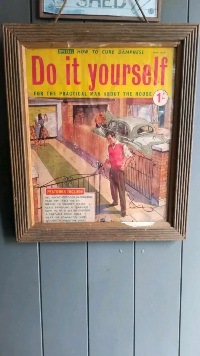 1959 Magazine cover in glassed Frame - Image 1