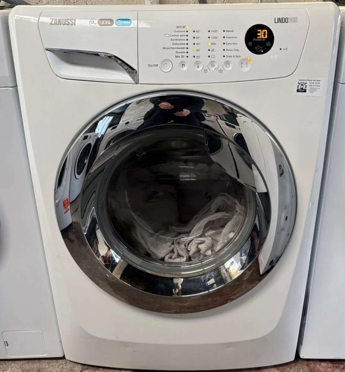 Zanussi Washing Machine 10kg Large Drum - Image 1