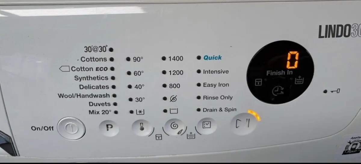 Zanussi Washing Machine 10kg Large Drum - Image 2