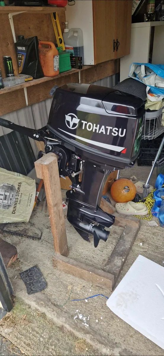 25hp 2 stroke Tohatsu short shaft outboard - Image 2