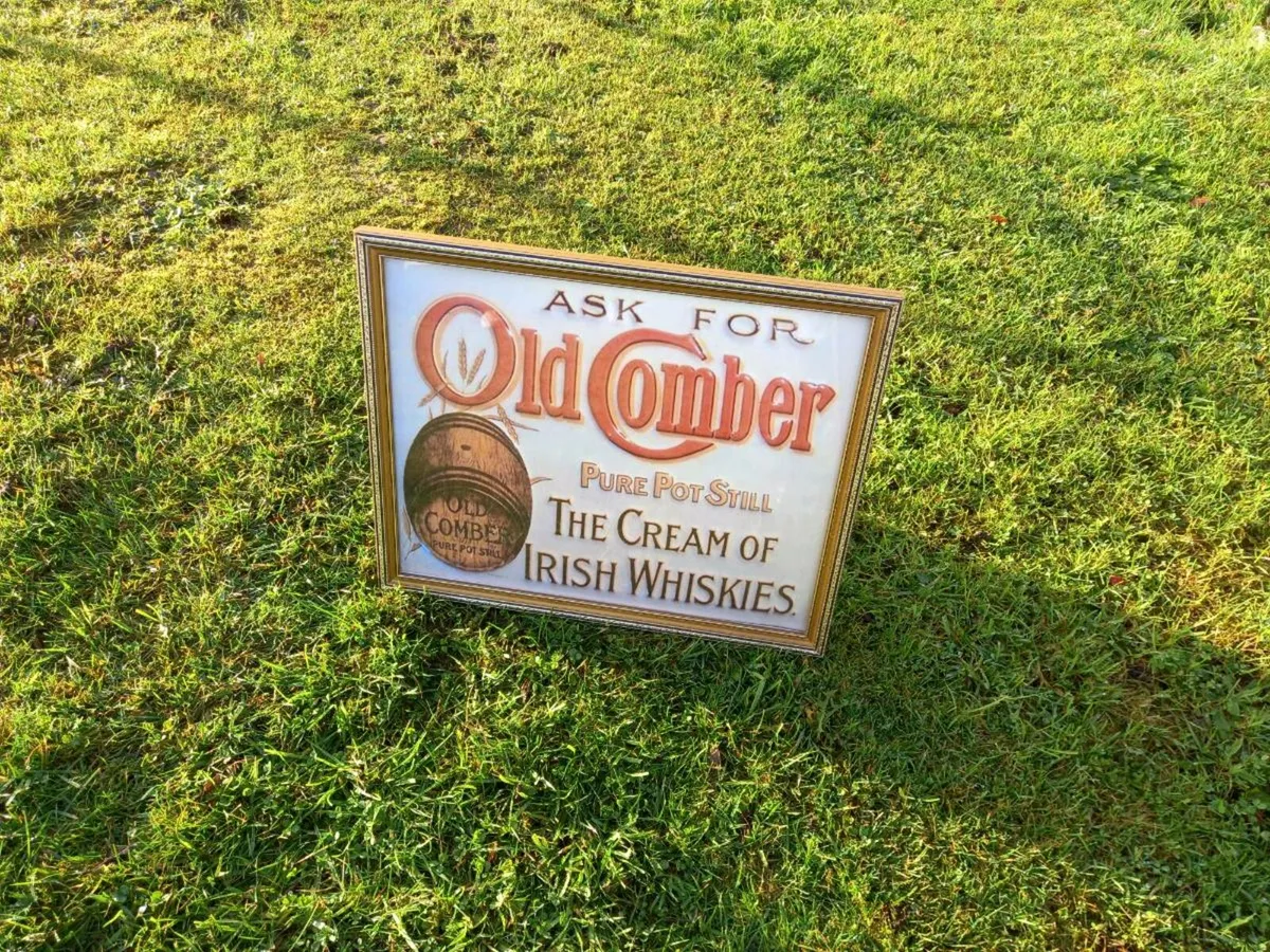 Framed Whiskey Advert