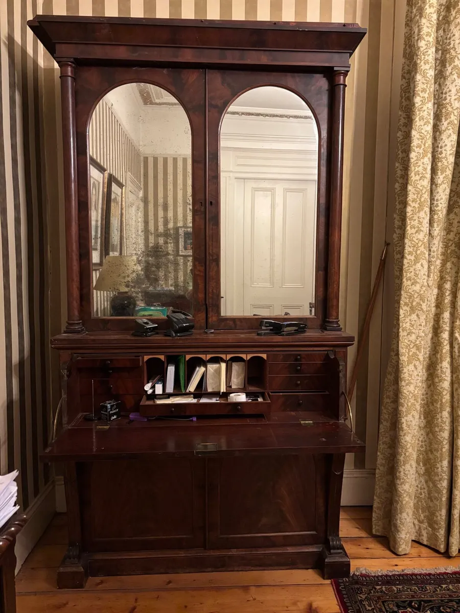 Victorian mahogany dresser - Image 3