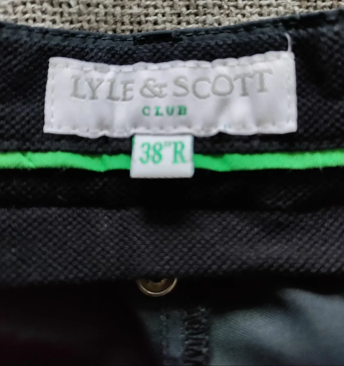 Lyle and Scott Green Eagle Club 38R - Image 3
