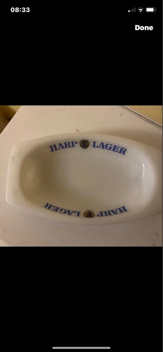 Vintage Harp lager Dish - Image 1