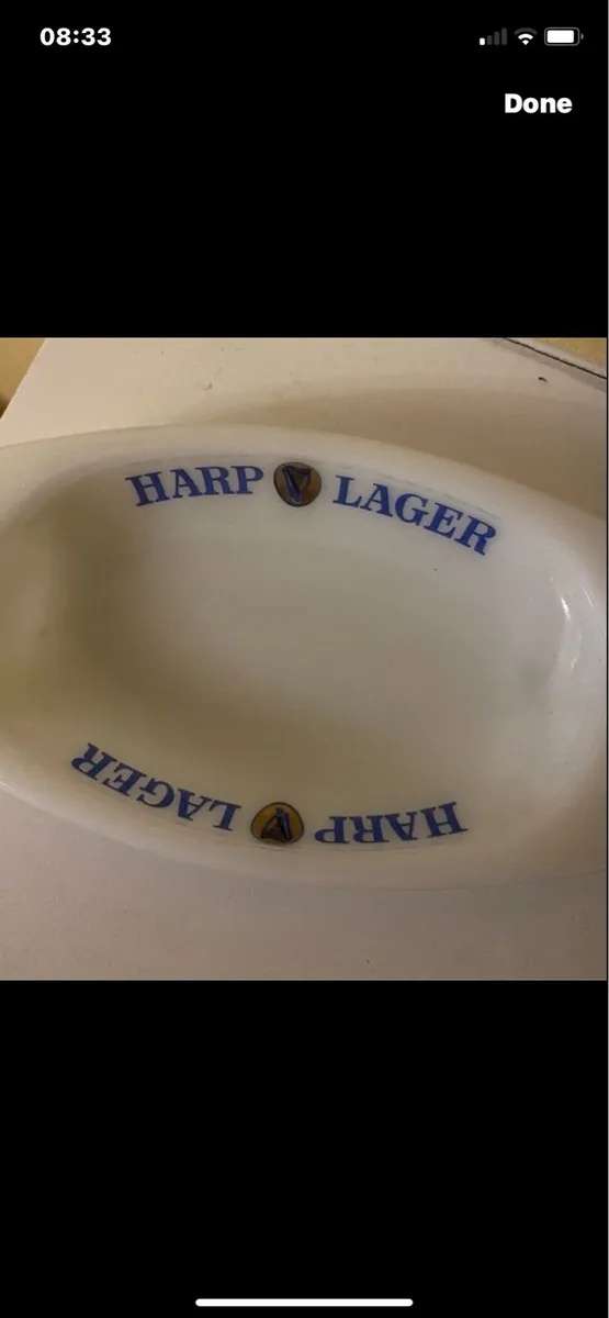 Vintage Harp lager Dish - Image 2