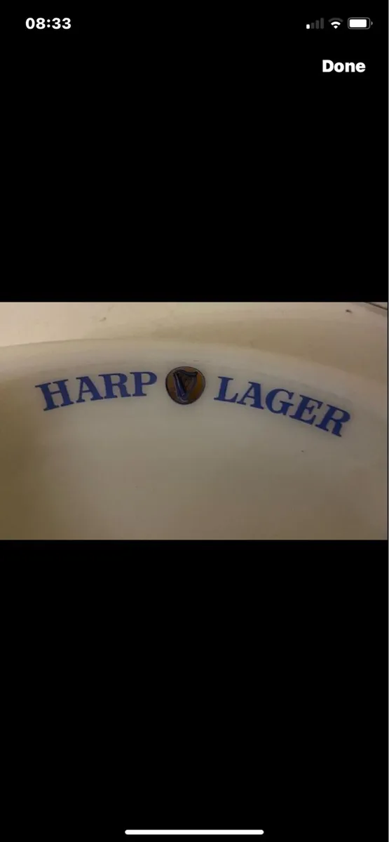 Vintage Harp lager Dish - Image 3