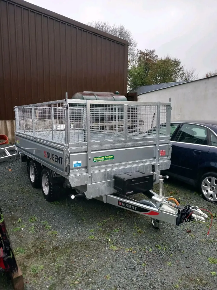 Nugent 10x6 Tipper Trailer for sale - Image 1