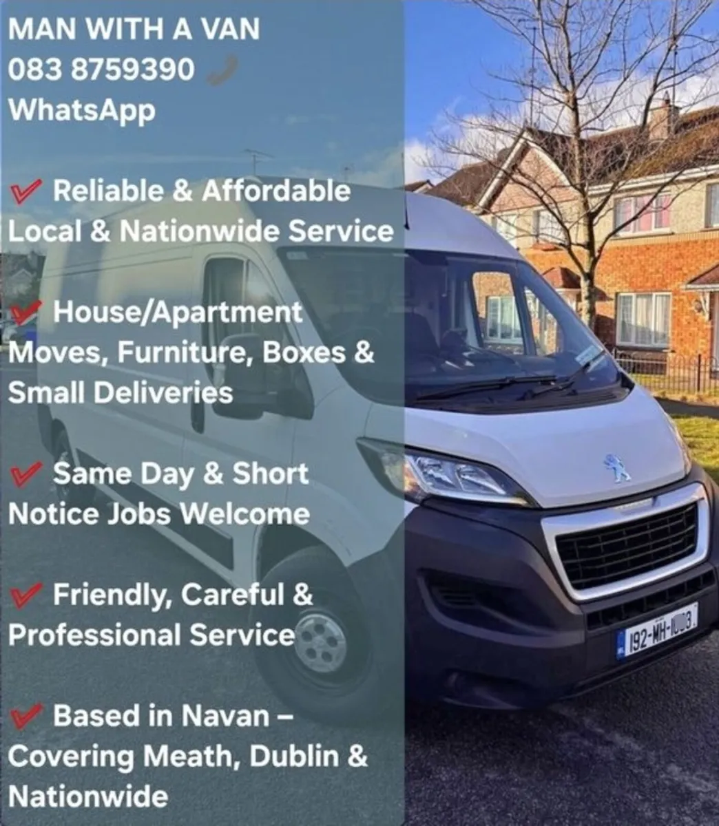 Man with a van - Navan - Image 2