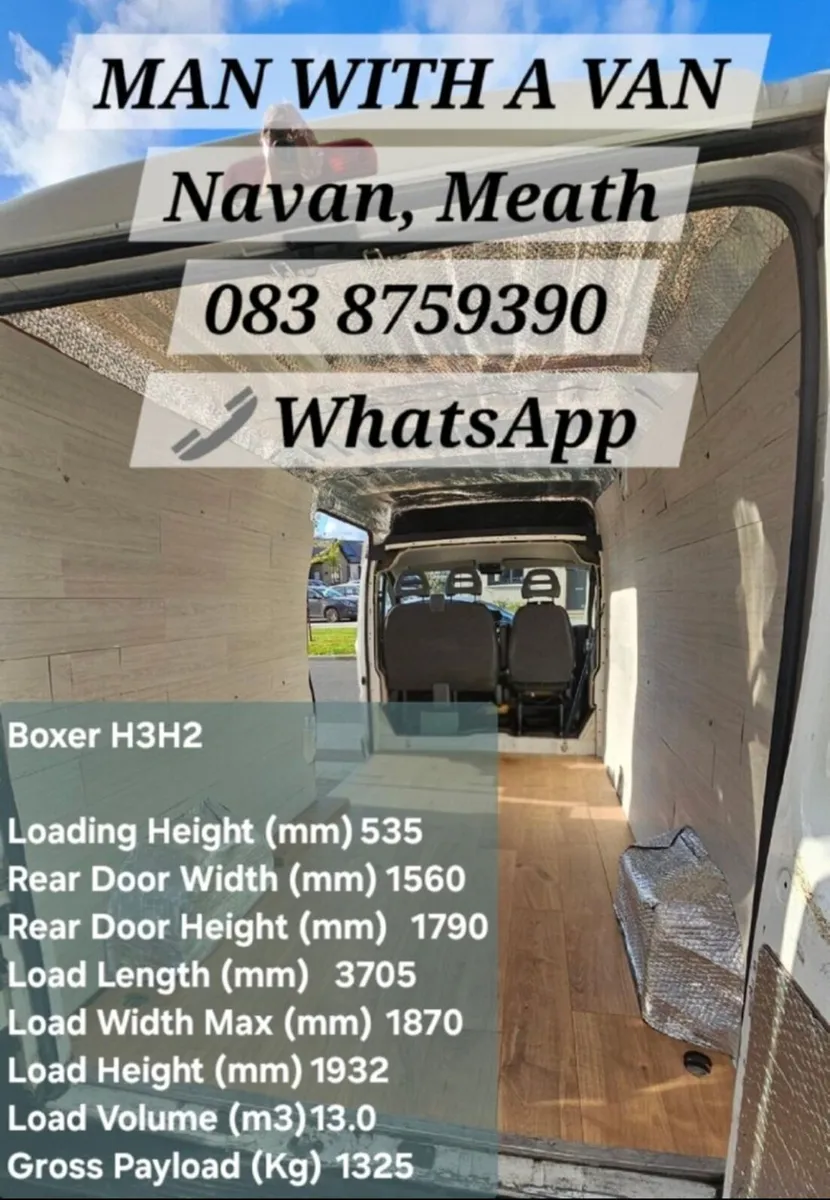 Man with a van - Navan - Image 3